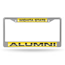 Wichita State Shockers Laser Chrome 12 x 6 License Plate Frame