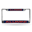 Illinois Alumni Laser Chrome Frame