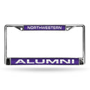 Northwestern Alumni Laser Chrome Frame