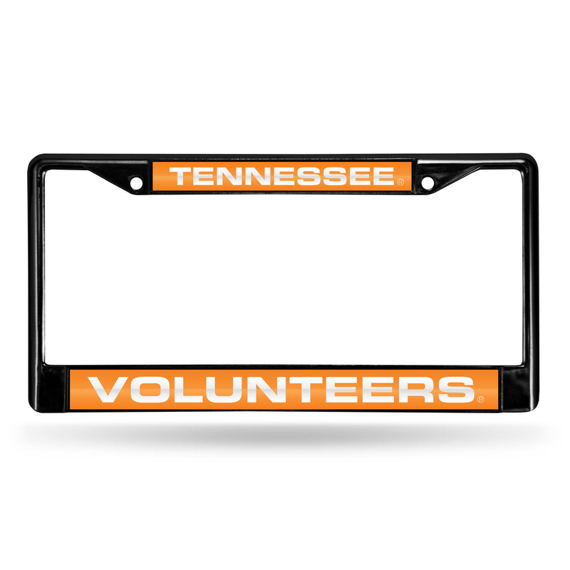 Tennessee Volunteers Black Laser Chrome 12 x 6 License Plate Frame