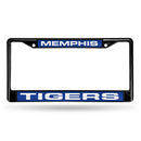 Memphis Tigers Black Laser Chrome 12 x 6 License Plate Frame