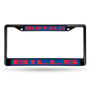 Buffalo Bills Black Laser Chrome 12 x 6 License Plate Frame
