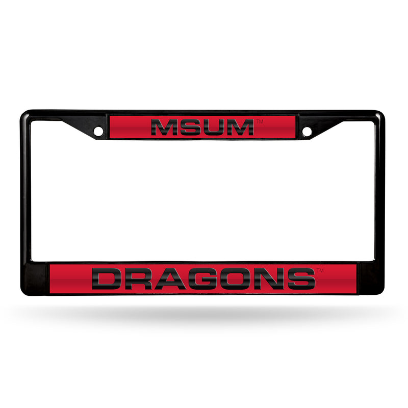 Minnesota State–Moorhead Dragons Black Laser Chrome Frame