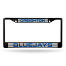 Creighton Bluejays Black Laser Chrome Frame