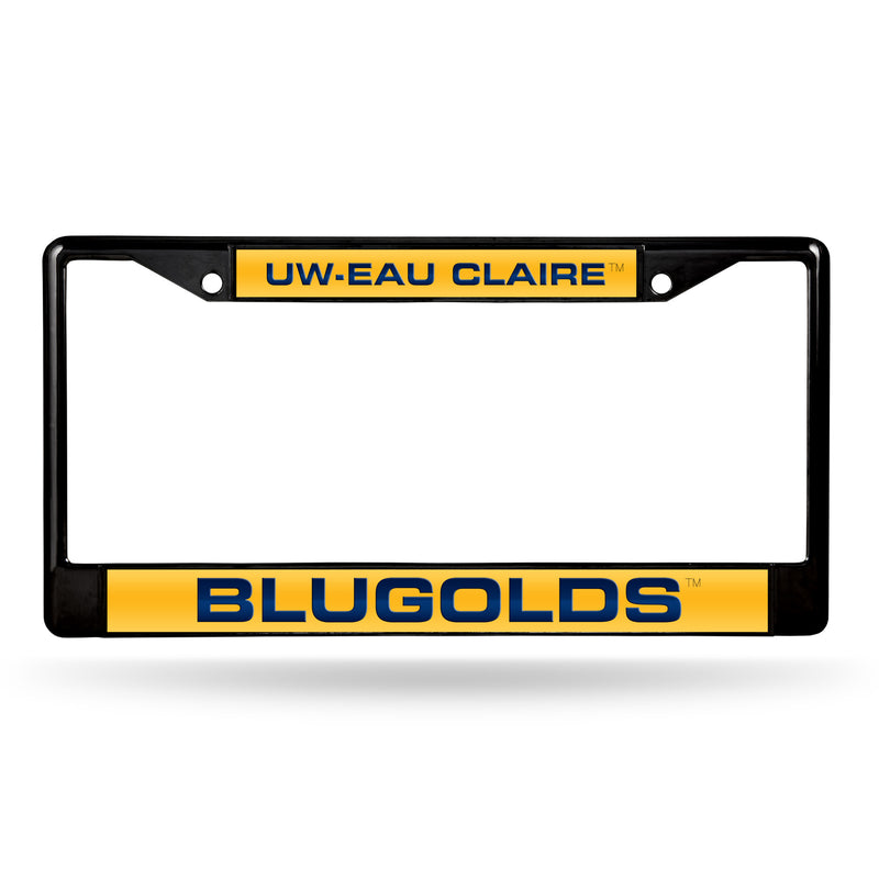 Wisconsin-Eau Claire Blugolds Black Laser Chrome Frame