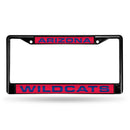 Arizona Wildcats Black Laser Chrome 12 x 6 License Plate Frame