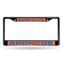 Boise State Broncos Black Laser Chrome 12 x 6 License Plate Frame