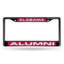 Alabama Crimson Tide Black Laser Chrome 12 x 6 License Plate Frame