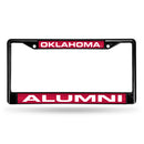 Oklahoma Sooners Black Laser Chrome 12 x 6 License Plate Frame