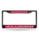 Ohio State Buckeyes Black Laser Chrome 12 x 6 License Plate Frame