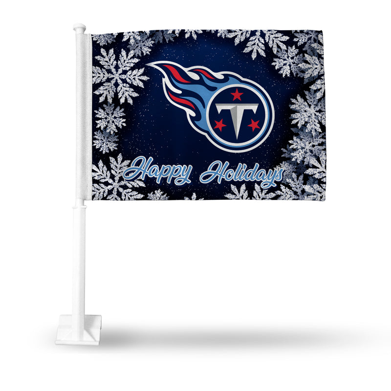 Titans Holiday Themed Car Flag