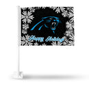Panthers - Cr Holiday Themed Car Flag
