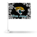Jaguars Holiday Themed Car Flag