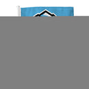 Utah Mammoth Primary Logo Car Flag (White Pole)