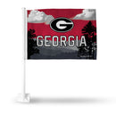 Georgia Bulldogs Resort Design Car Flag