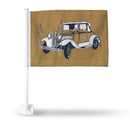 Georgia Tech Mascot Ramblin' Wreck Car Flag