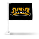 Kennesaw State Secondary Logo Car Flag