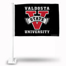NCAA Valdosta State Blazers Double Sided Car Flag -  16" x 19" - Strong Pole that Hooks Onto Car/Truck/Automobile By Rico Industries