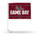 South Carolina University Game Day Car Flag On White Pole