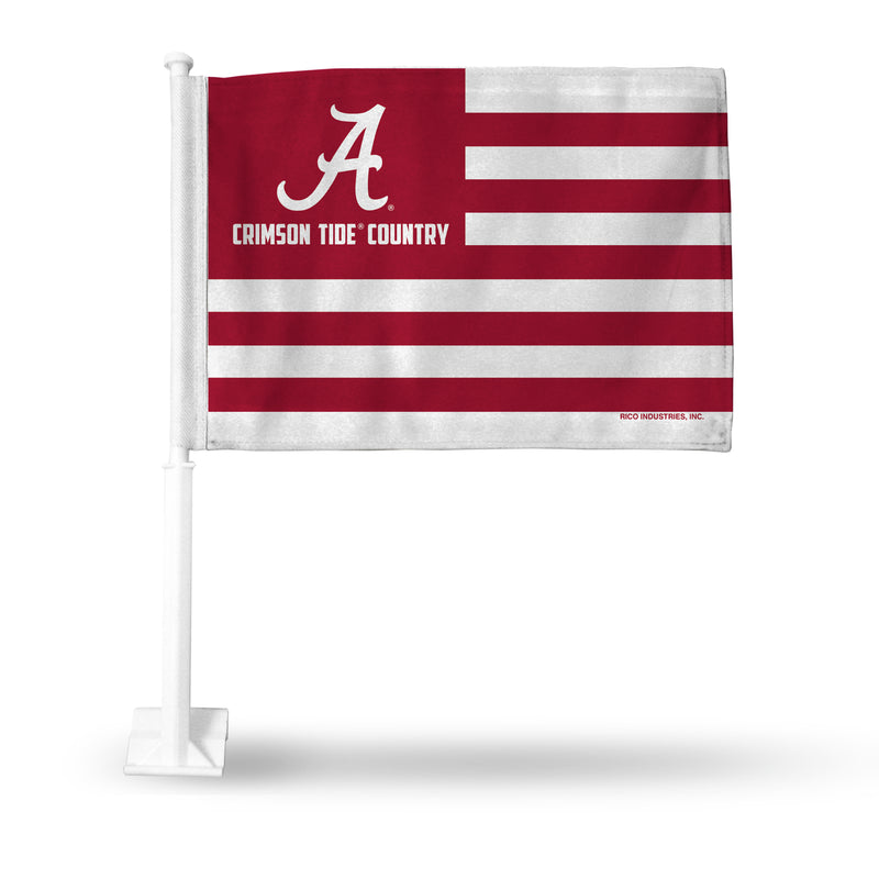 Alabama University "Crimson Tide Country" Car Flag