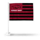 Arkansas University "Razorbacks Country" Car Flag