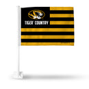 Missouri University "Tiger Country" Car Flag