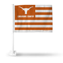 Texas University "Longhorns Country" Car Flag