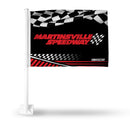 Martinsville Speedway Car Flag (White Pole)