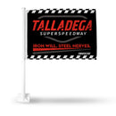 Talladega Superspeedway Car Flag (White Pole)