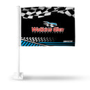 Watkins Glen Car Flag (White Pole)