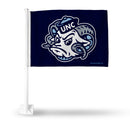 North Carolina Tar Heels Car Flag - White Pole