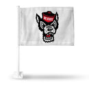 North Carolina State Wolfpack Car Flag