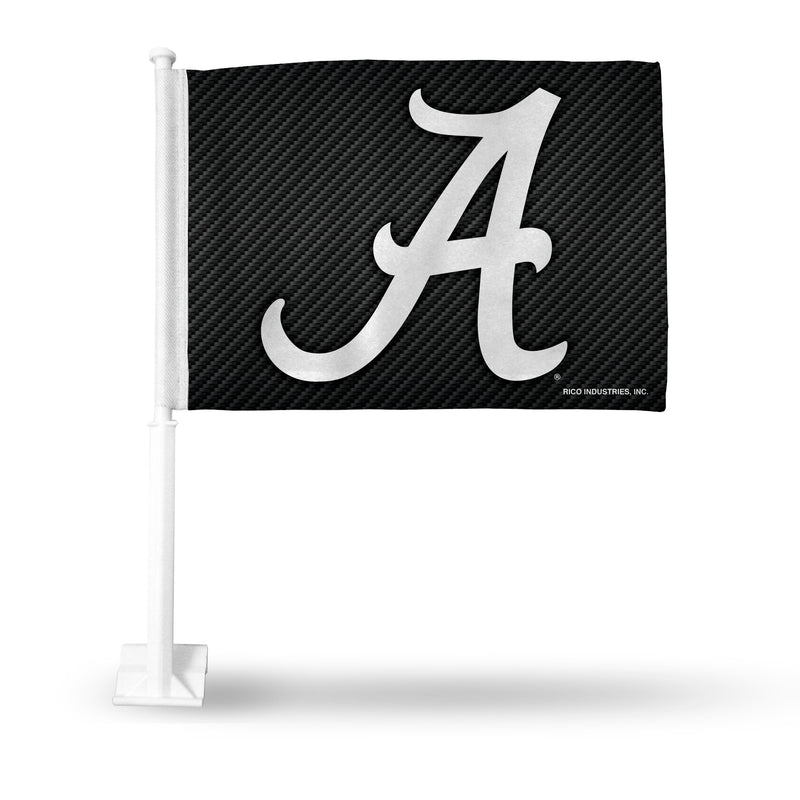 Alabama University - Carbon Fiber Design - Car Flag