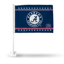 Alabama Crimson Tide America 250 Car Flag - White Pole
