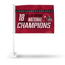Alabama University 18 Time College Football Champs Car Flag