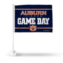 Auburn Game Day Car Flag On White Pole