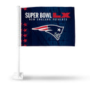 New England Patriots 2026 Super Bowl LX Bound Car Flag