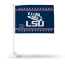 LSU Tigers America 250 Car Flag - White Pole