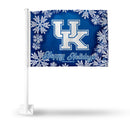 Kentucky University Holiday Themed Car Flag
