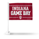 Indiana University Game Day Car Flag On White Pole