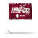 Indiana University 2026 Football National Champions Car Flag