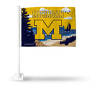 Michigan Wolverines Resort Design Car Flag