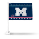Michigan Wolverines America 250 Car Flag - White Pole