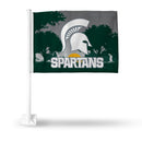 Michigan State Spartans Resort Design Car Flag