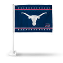 Texas Longhorns America 250 Car Flag - White Pole