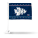 Kansas City Chiefs America 250 Car Flag - White Pole