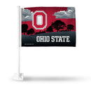 Ohio State Buckeyes Resort Design Car Flag