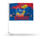 Kansas Jayhawks Resort Design Car Flag