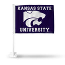 Kansas State University Car Flag