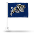 NCAA Naval Academy Midshipmen Double Sided Car Flag -  16" x 19" - Strong Pole that Hooks Onto Car/Truck/Automobile By Rico Industries